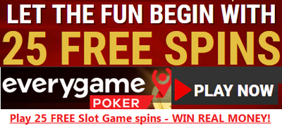 Everygame Poker free slot spins